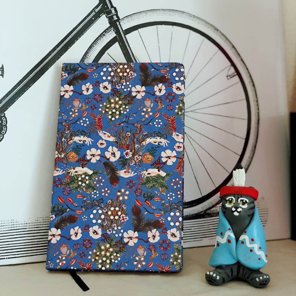 Saks Fifth Ave Floral Hardcover Notebook Diary